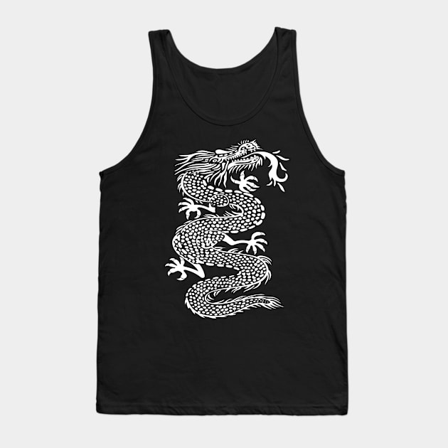 White Dragon Tank Top by madeinchorley